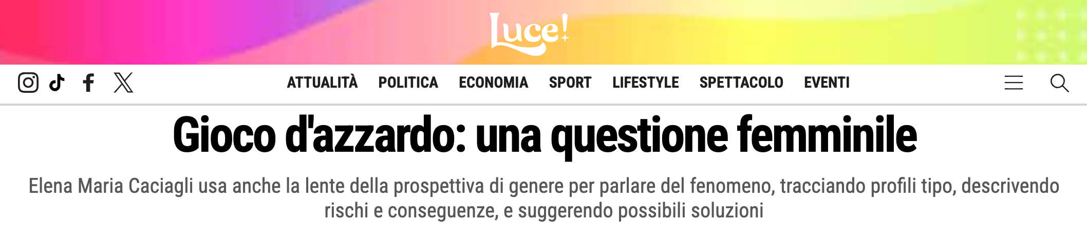 Su Luce: intervista a Elena Maria Caciagli, Coordinatrice del progetto Velia